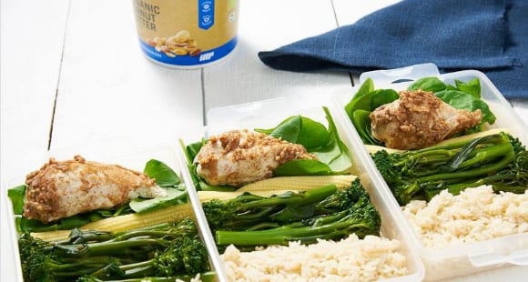 Organic Peanut Butter Chicken with Rice Recipe