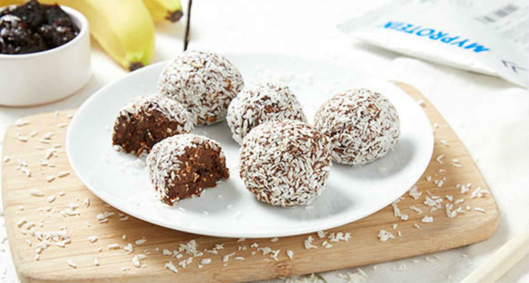 Coconut & Whey Protein Balls Recipe