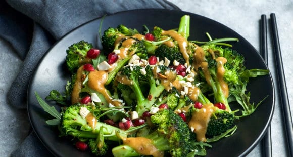 Satay Broccoli Salad | Naturally Healthy
