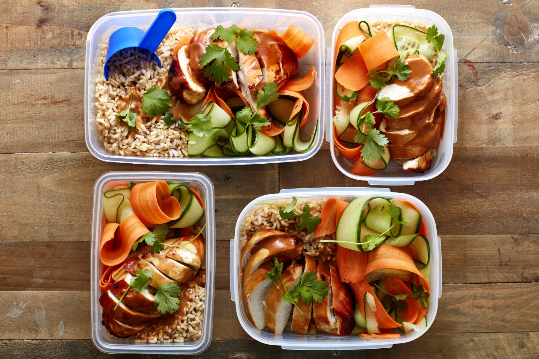 Easy Meal Prep Idea | Asian Peanut Butter Sesame Chicken