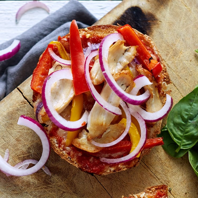 pizza bagel