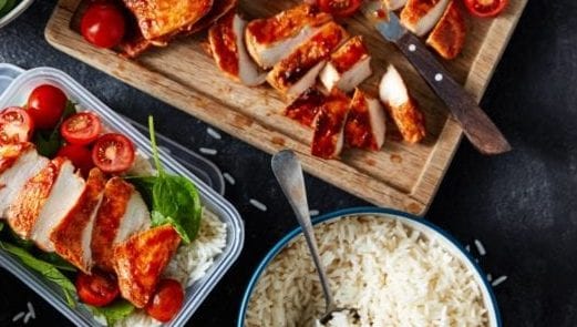 Chicken Meal Prep Recipes | 3-Day Harissa Chicken & Tabbouleh