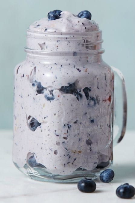 blueberry protein fluff