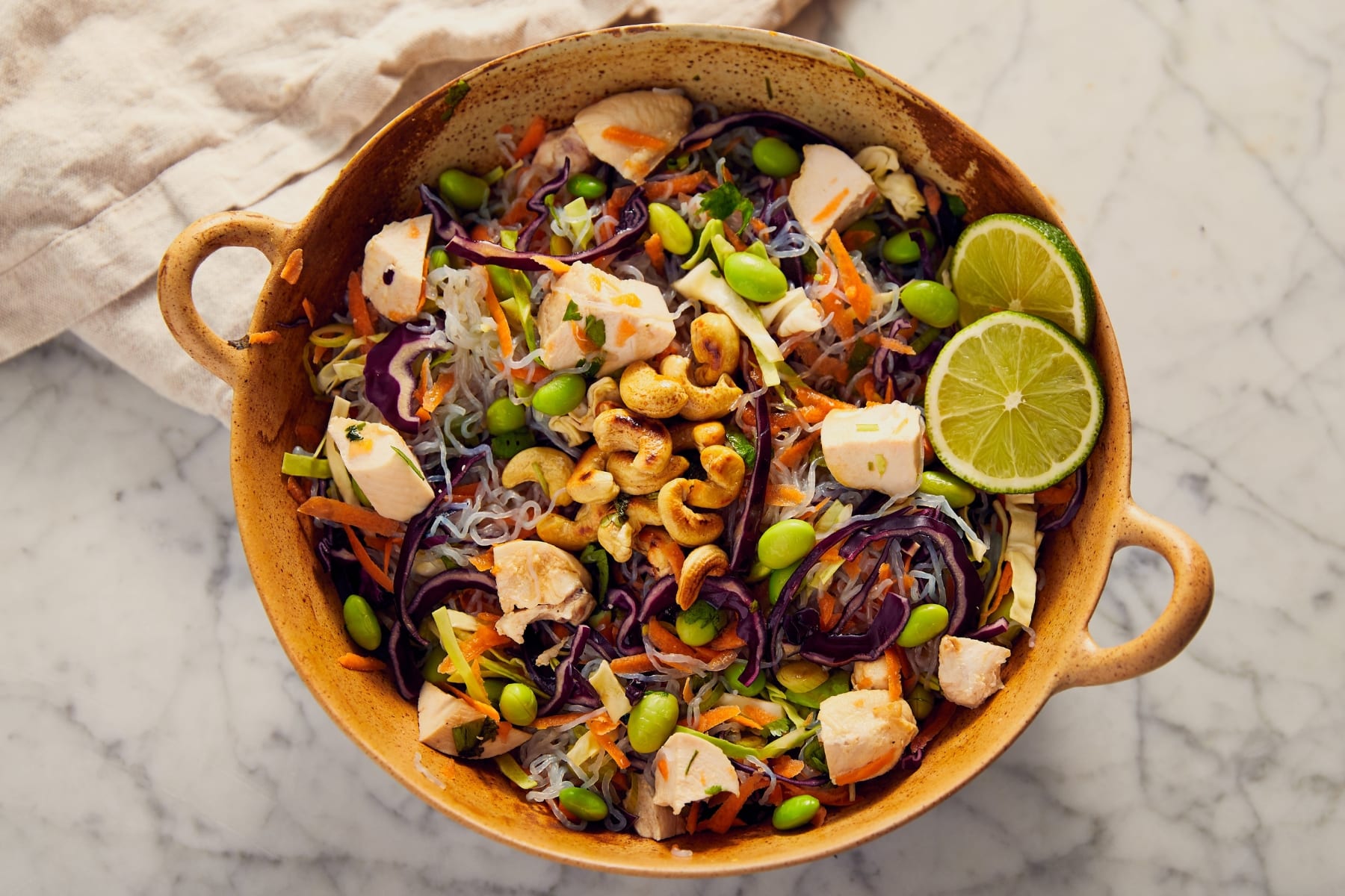 Low-Carb Thai Chicken Noodle Salad