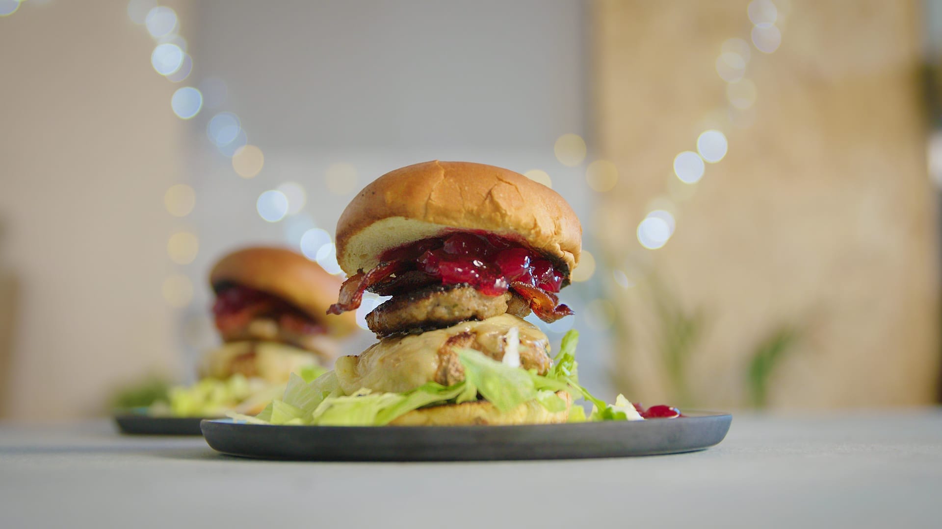 Ultimate Christmas Burger Stack