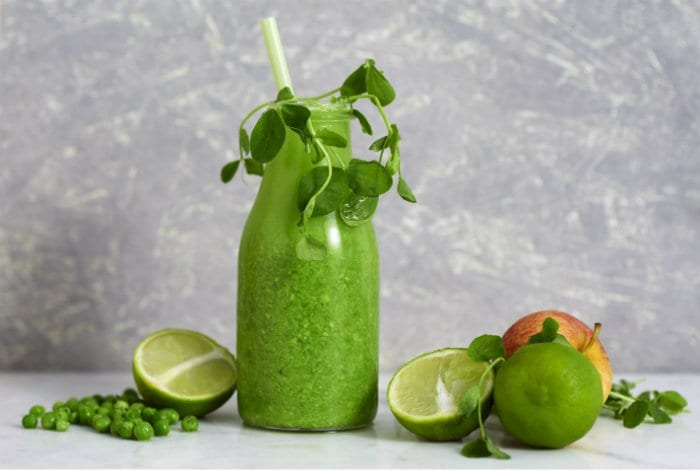super-green pea protein smoothie