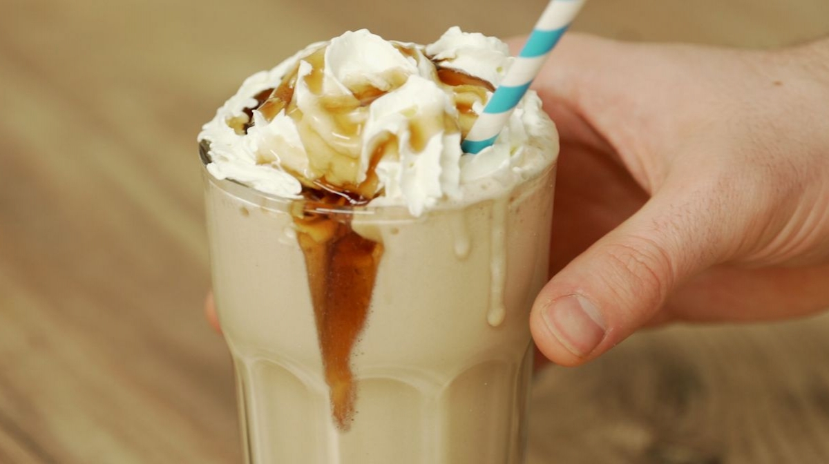 Iced Coffee Protein Shake, Chocolate Coconut Frappe