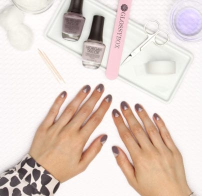 Nail This DIY Colorblock Manicure