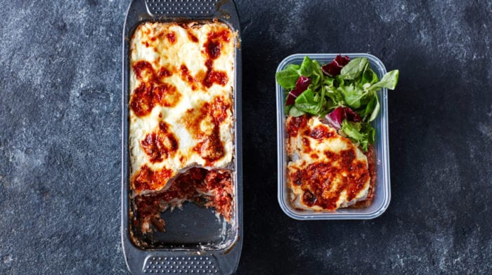 Kenyérformás Lasagne recept | 3 adagos Low-Carb előre főzés