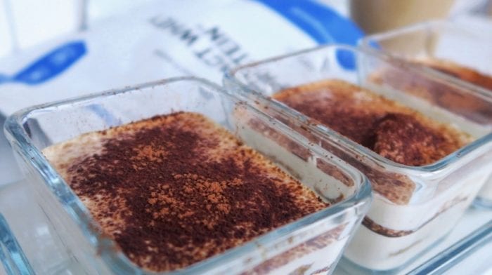 Fehérjében gazdag tiramisu