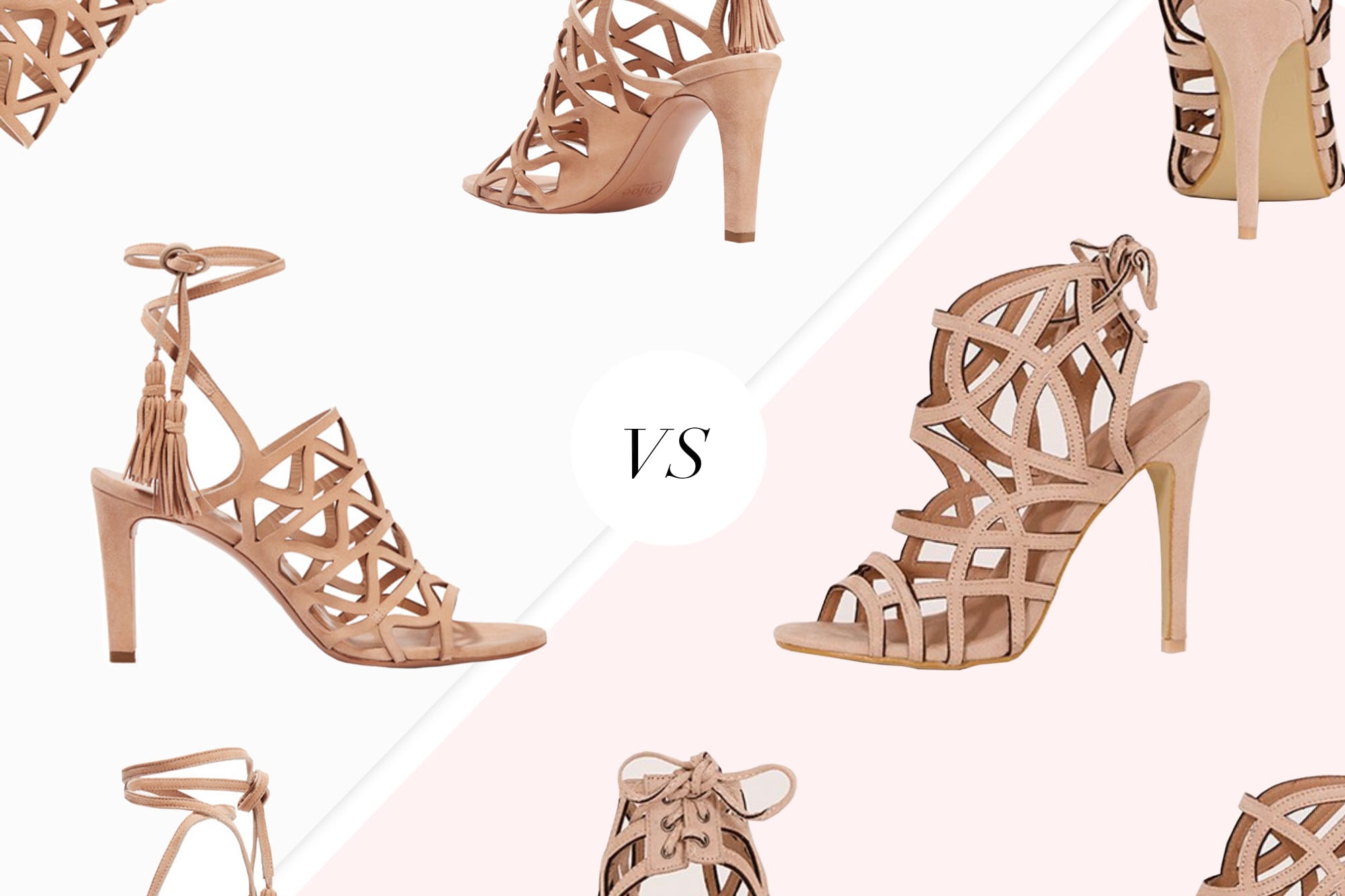 Save Vs Splurge: The £15 Take On Chloé’s Cutout Suede Sandals