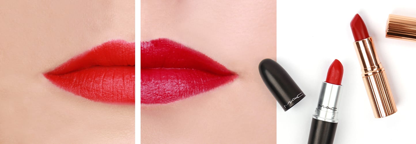mac red lipstick for fair skin