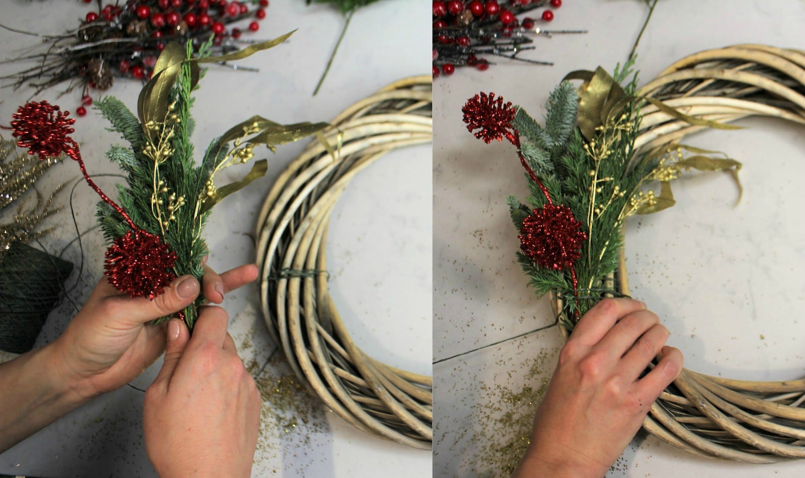 Make A Christmas Wreath GLOSSYBOX