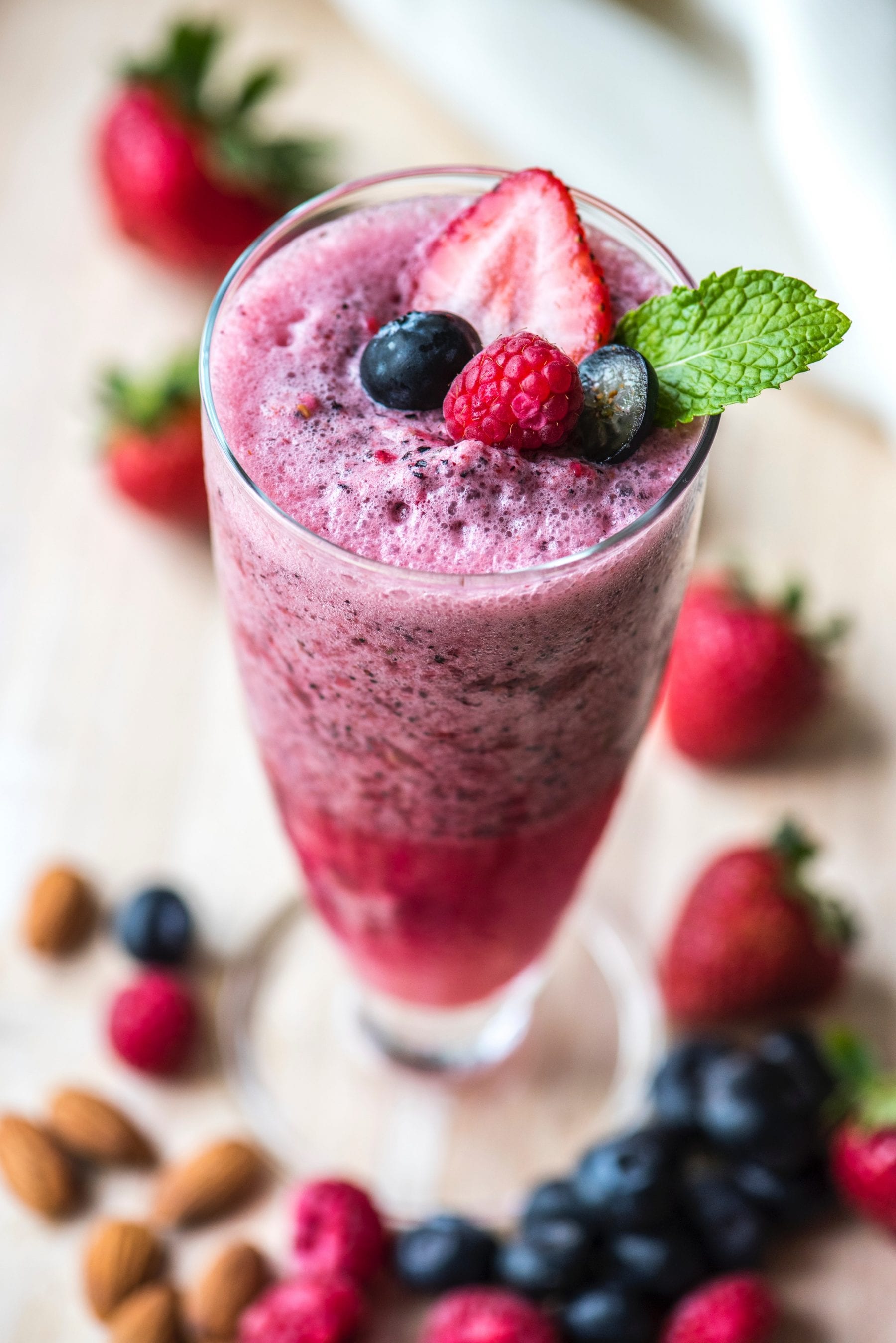 red berry smoothie