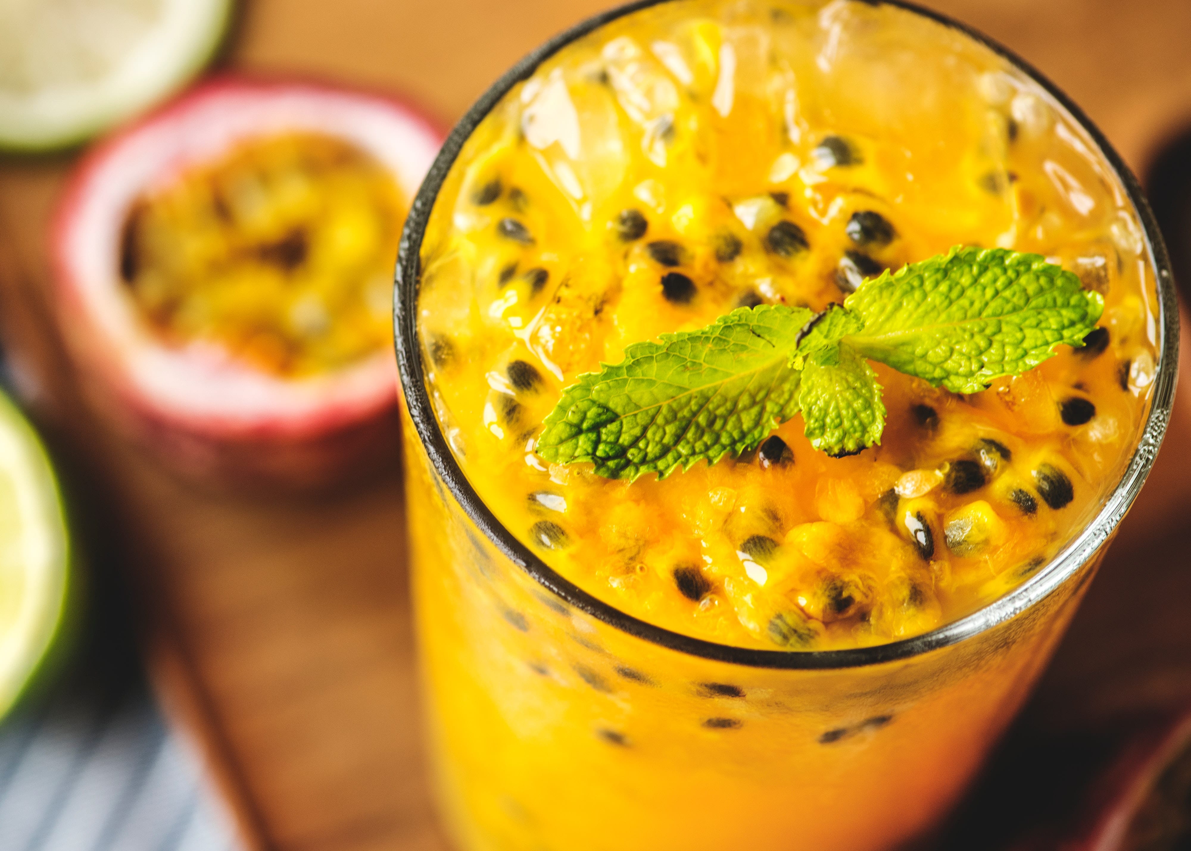 tropical fruit smoothie