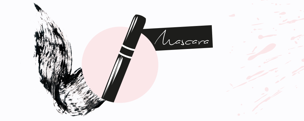 Make-up-Flecken Mascara