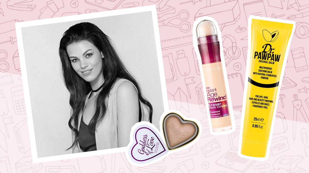 Diese Beauty-Produkte liegen auf unsern GLOSSY Schreibtischen_Glossies_Julia