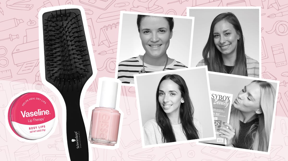 Diese Beauty-Produkte liegen auf unsern GLOSSY Schreibtischen_Glossies_Sales
