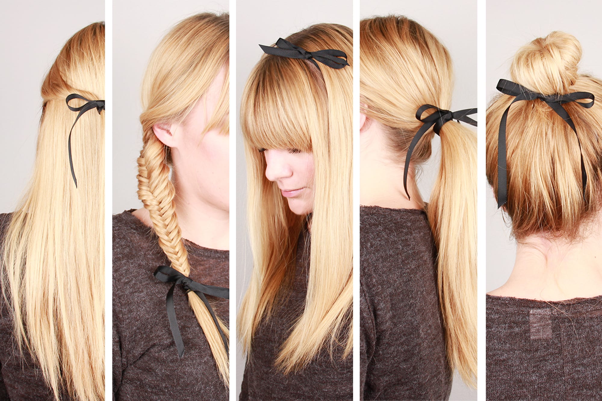 5 façons de se coiffer avec un ruban - GLOSSYBOX