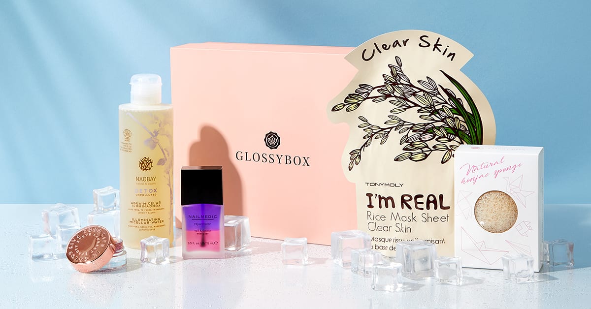 Unboxing de juillet - la GLOSSYBOX #StayHydrated