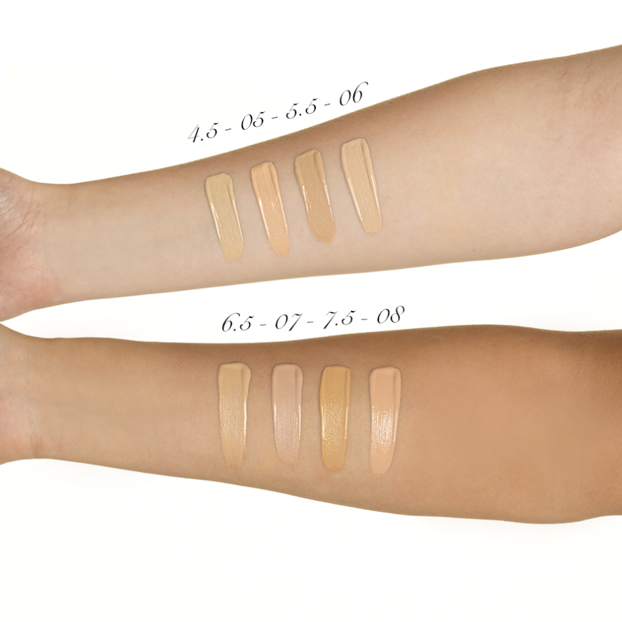 illamasqua skin base foundation swatches