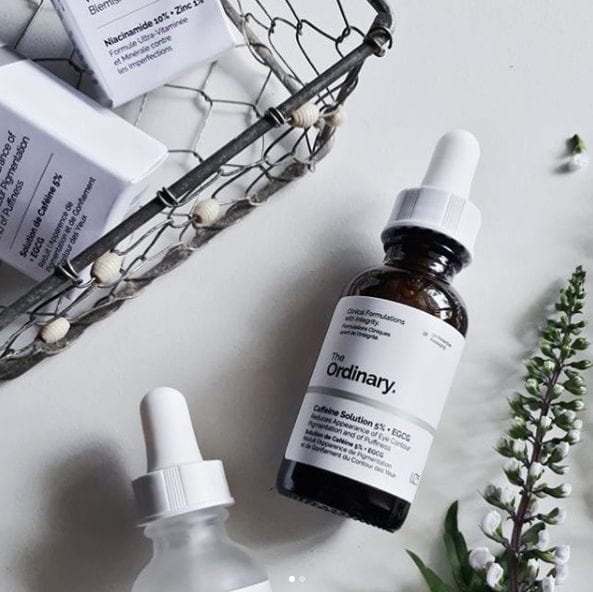 Skin detox ingredients coffee The Ordinary Caffeine Solution + ECGC