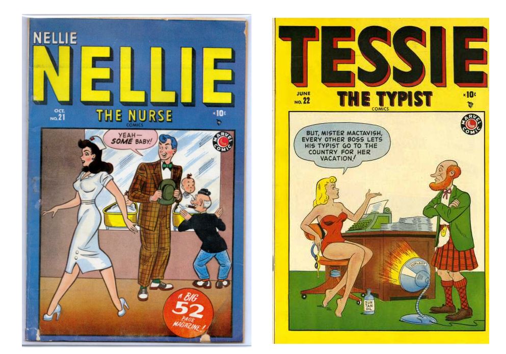 Avant les Super Héroïnes : Nelly L'infirmière et Tessie la Dactylo
