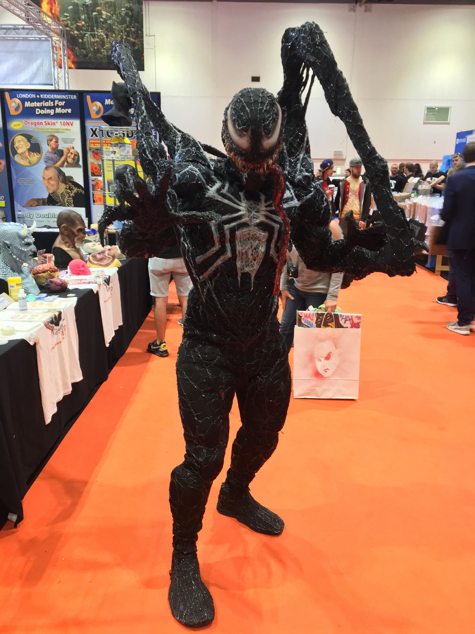 Cosplay de Venom au Comic Con 2018