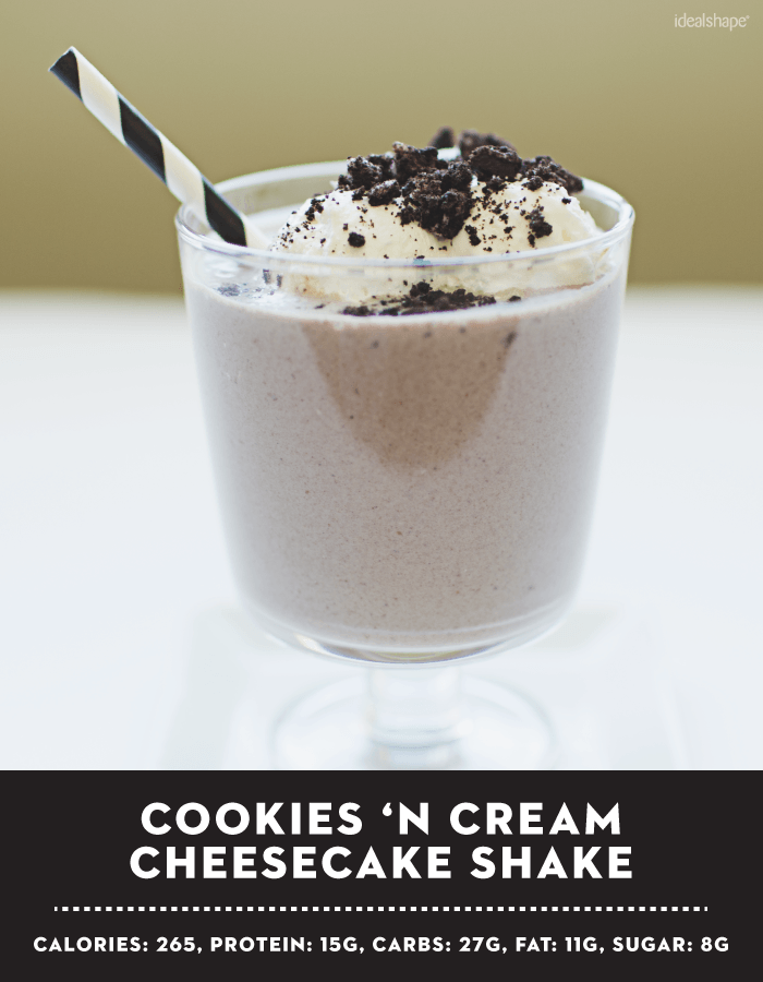 Cookies 'N Cream Cheesecake Shake with IdealShake
