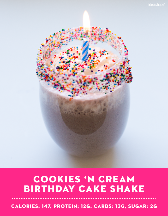 Cookies 'N Cream Birthday Cake Shake with IdealShake