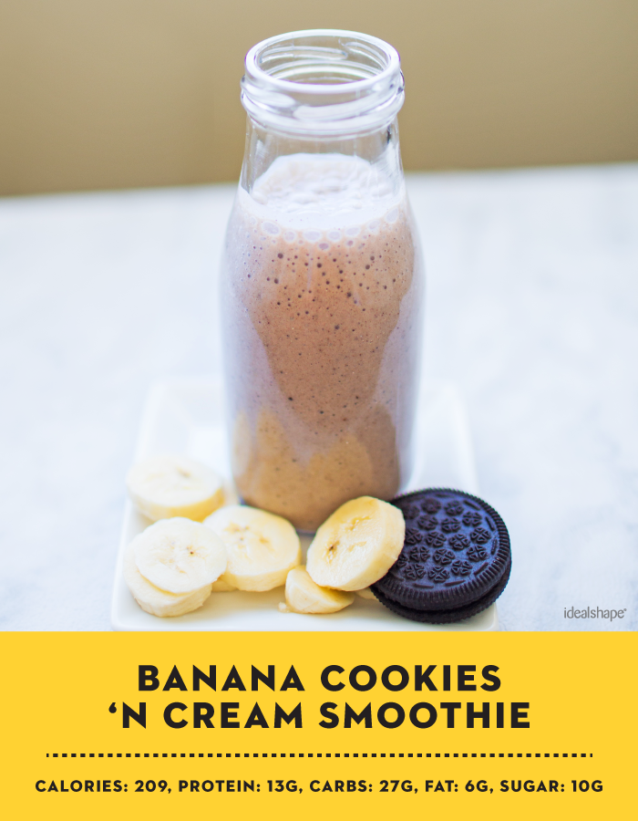 Banana Cookies 'N Cream Smoothie with IdealShake