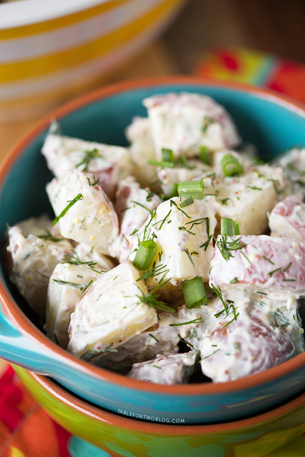 Healthy Red Potato and Dill Salad Table for Two