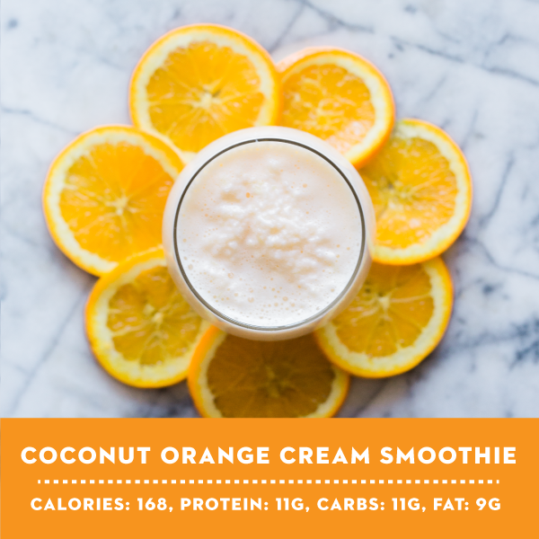 Coconut Orange Cream Weight Loss Smoothie