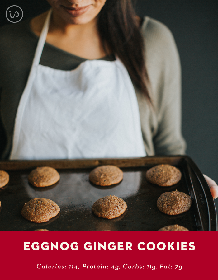 Healthy Eggnog Ginger Cookies