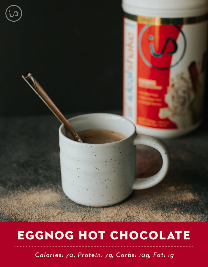 Healthy Eggnog Hot Chocolate