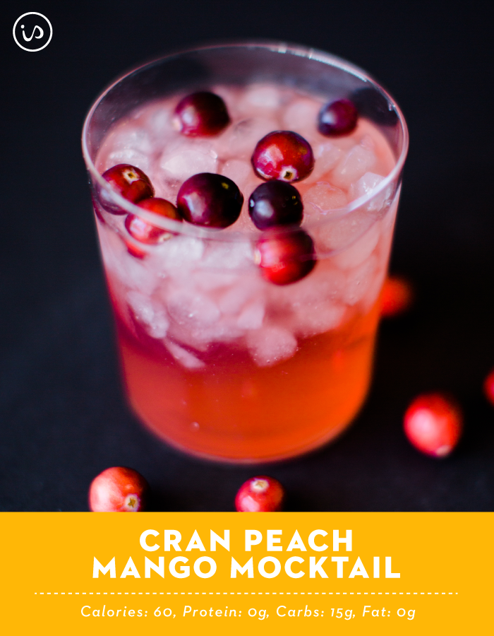 Healthy Cran Peach Mango Mocktail