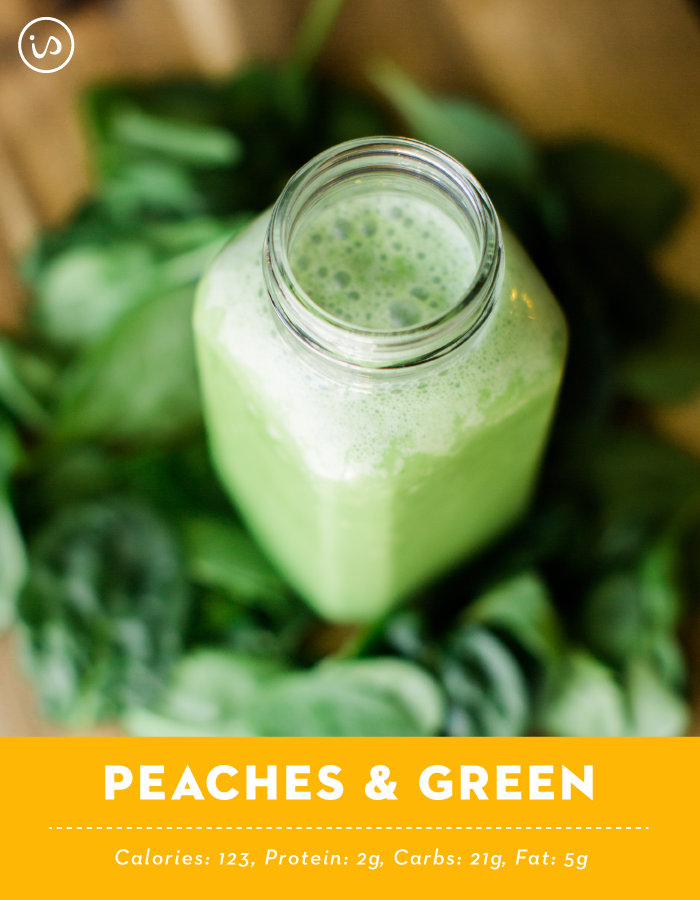 Peaches and Green Weight Loss Drink