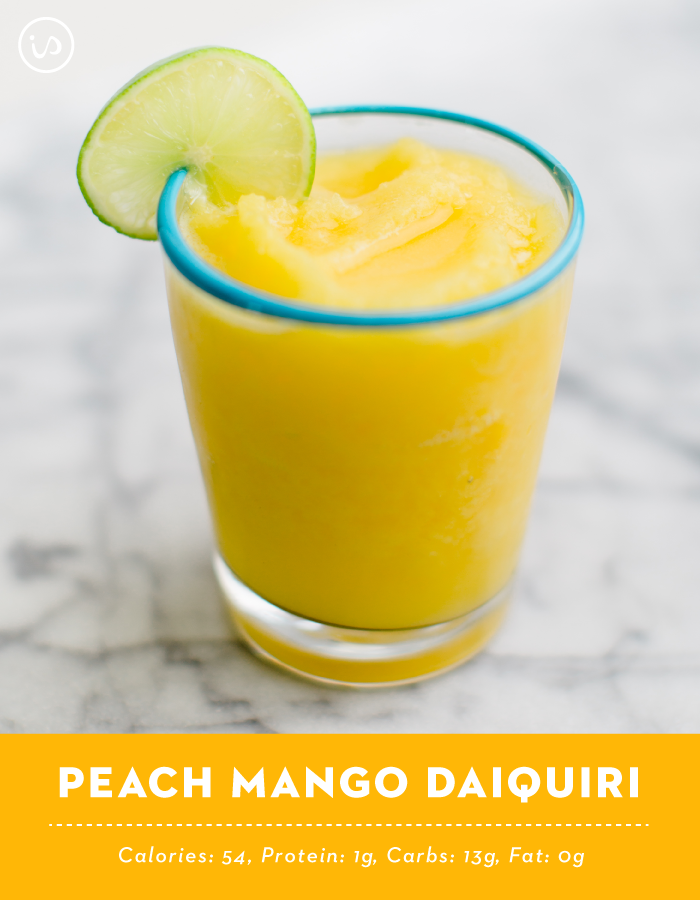 Healthy Peach Mango Daiquiri