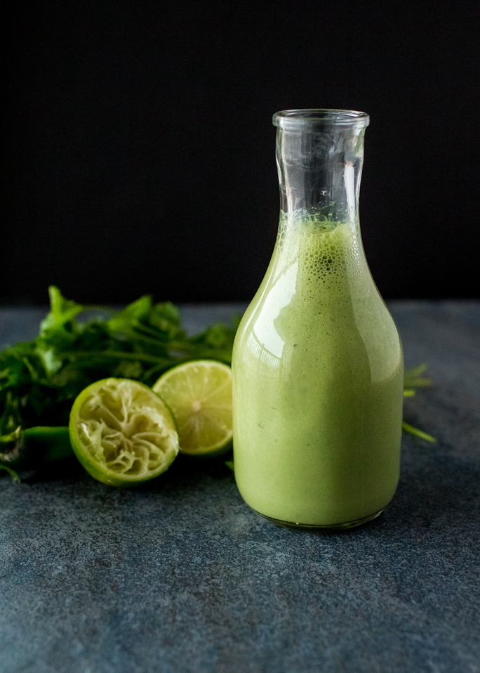 green cilantro lime dressing