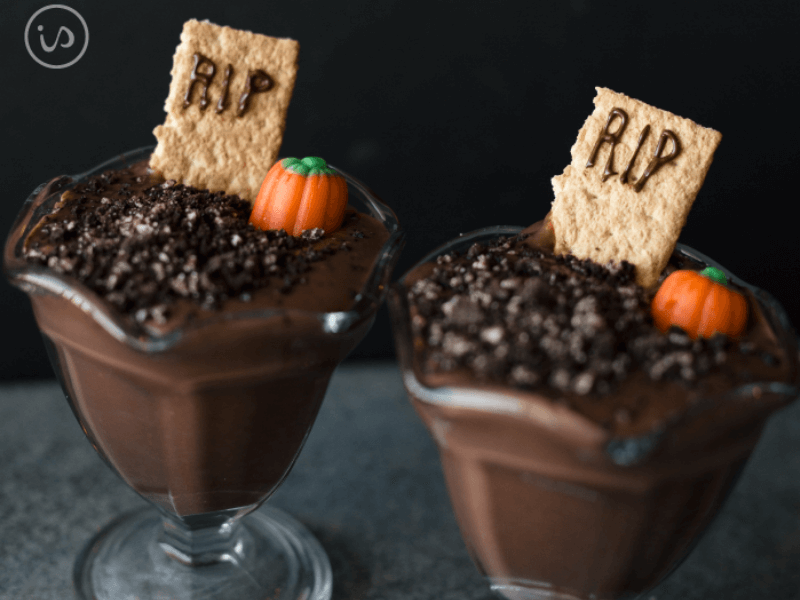graveyard chocolate pudding