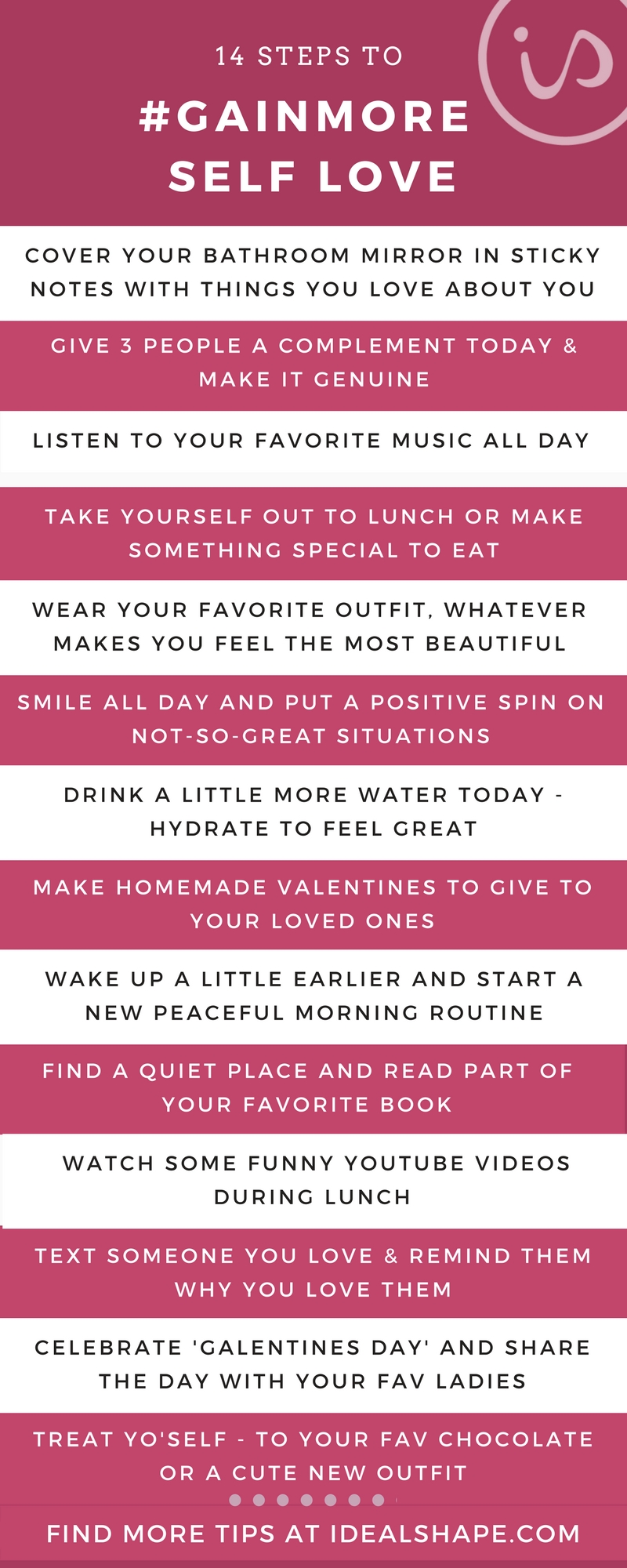14 Ways to Practice Self Love