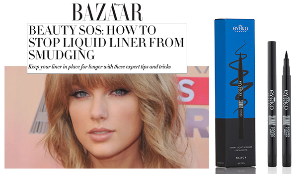 Harper's Bazaar: How to Stop Liquid Liner From Smudging