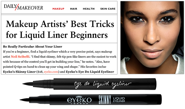 Daily Makeover: Makeup Artists' Best Tricks for Liquid Liner Beginners