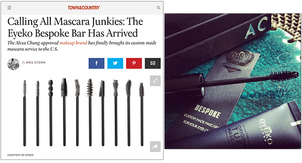 Mascara Junkies: the Eyeko Bespoke Bar has Arrived