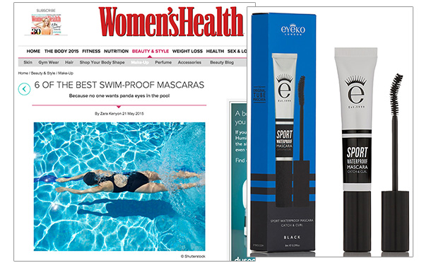 Women's Health: Best Swim-Proof Mascaras - Eyeko