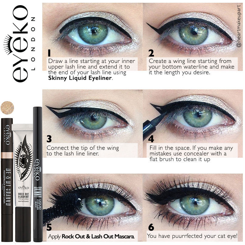 how to apply pencil eyeliner step by step pictures