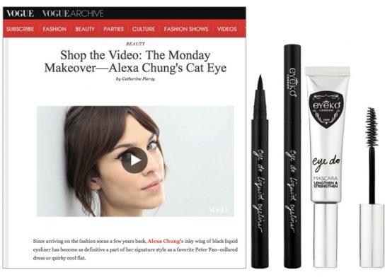 Vogue Monday Makeover - Alexa Chung's Cat Eye