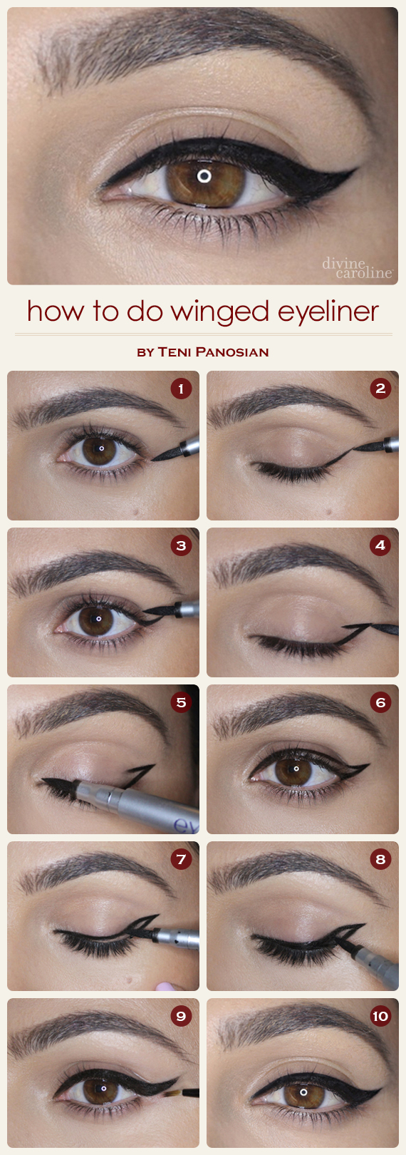 Henholdsvis Torrent Meddele How to do Winged Eyeliner - Eyeko