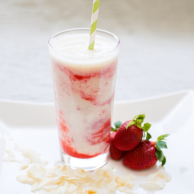 Strawberry Lava Protein Shake