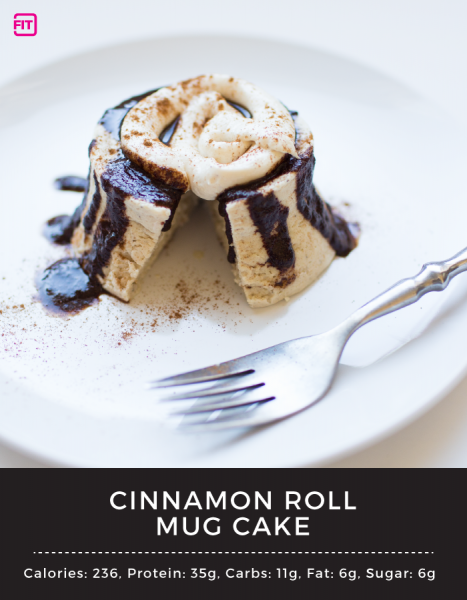 IdealLean Protein Cinnamon Roll Mug Cake